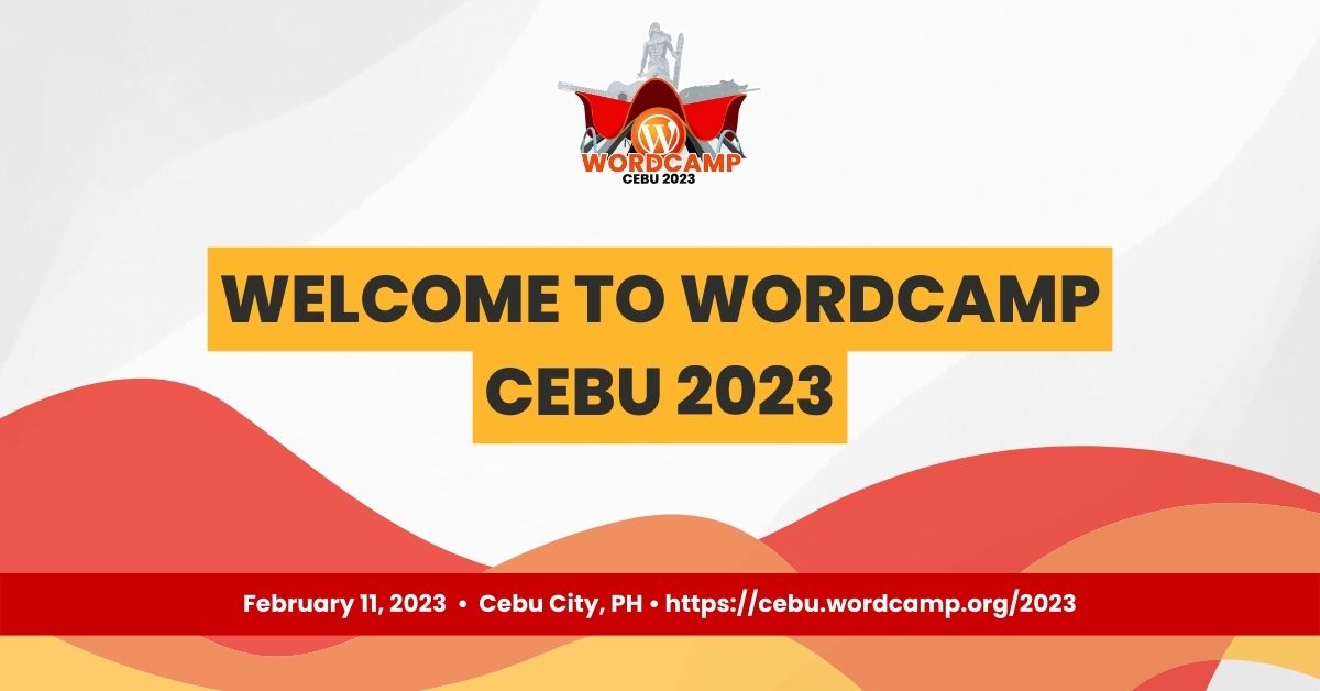 Welcome to WordCamp Cebu 2023