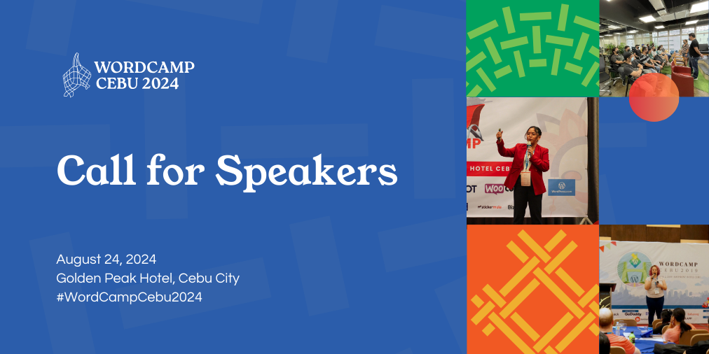 Call for Speakers - WordCamp Cebu 2024