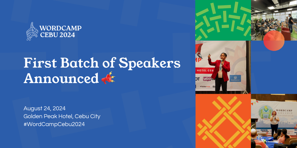 First Batch of Speakers Announced